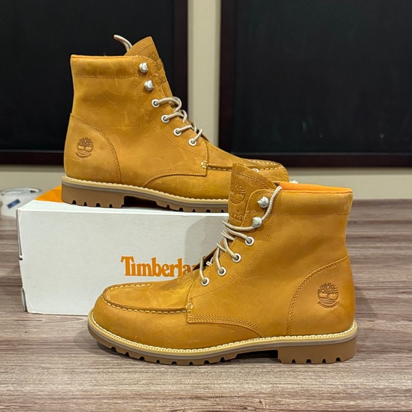 Timberland redwood falls moc toe boot wheat mens 8.5 BL - Picture 1 of 6